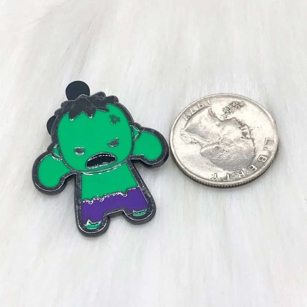 🔮 5/$25 Disney Marvel Kawaii Art Collection Hulk Pin‎
